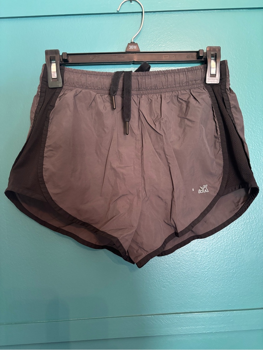 VS PINK Gray Athletic Running Shorts w/ Black Trim | Lined | Drawstring | Size S
